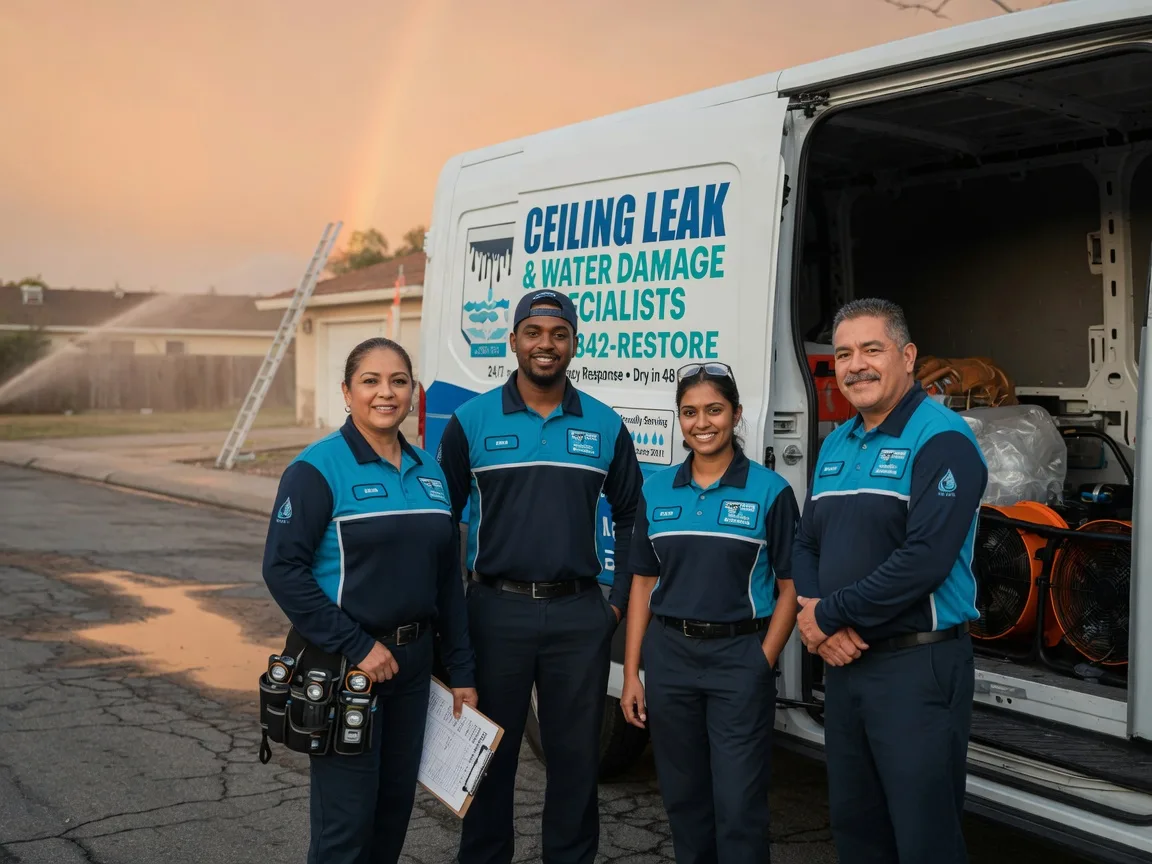 Ceiling Leak Cleanup company in Caddo, TX