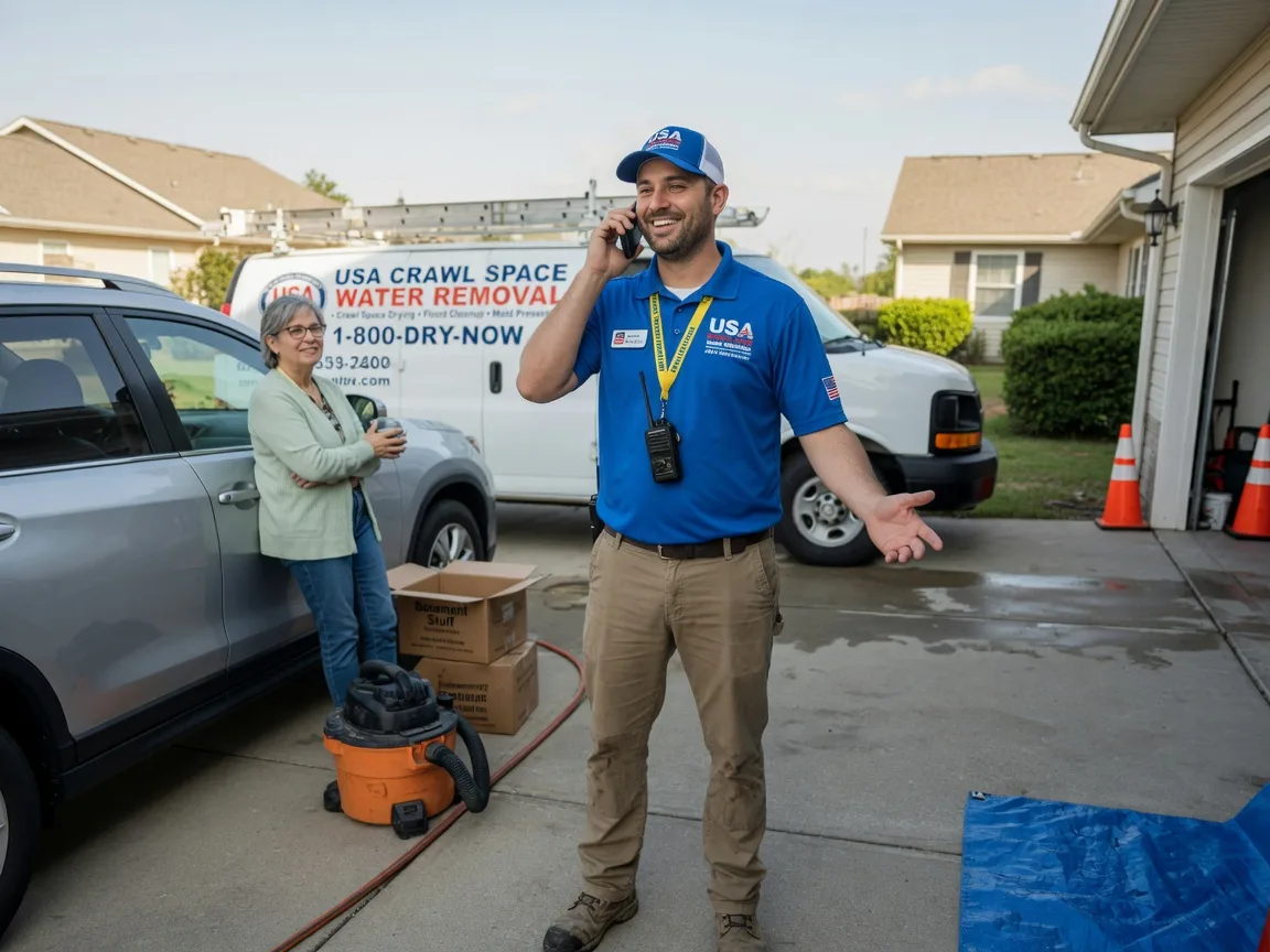 Crawl Space Water Removal Caddo, TX FAQs